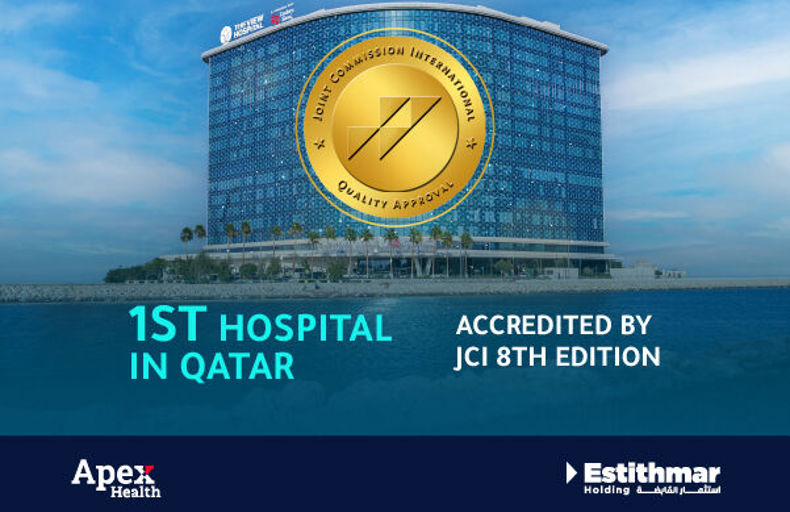 The View Hospital in affiliation with Cedars Sinai, by Estithmar Holding has become the 1st hospital in Qatar to be accredited under the JCI 8th Edition